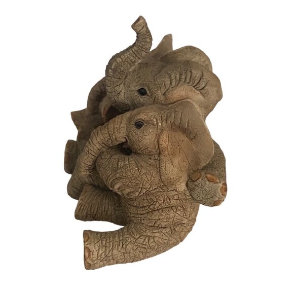 Vtg Tuskers 90929 Love Is A Family Elephant Trio Figurine 2” x 2.75” Resin - Picture 4 of 7